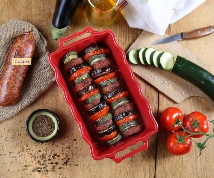 Tian à la Saucisse Fumée au Cumin